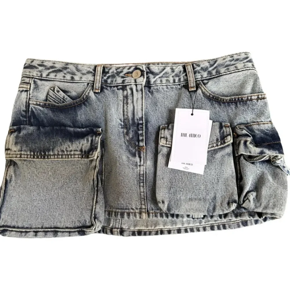 The Attico Denim Mini Skirt - Picture 4 of 6